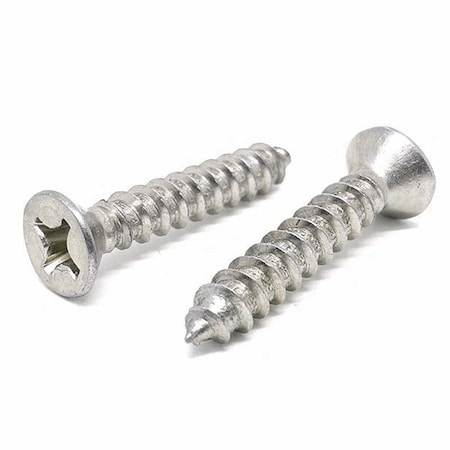 Boltsandnuts.Com Sheet Metal Screw, #14-10 x 3/4 in, Plain 316 Stainless Steel Flat Head Phillips Drive, 50 PK 14D75PFHTSSS/316/A-50